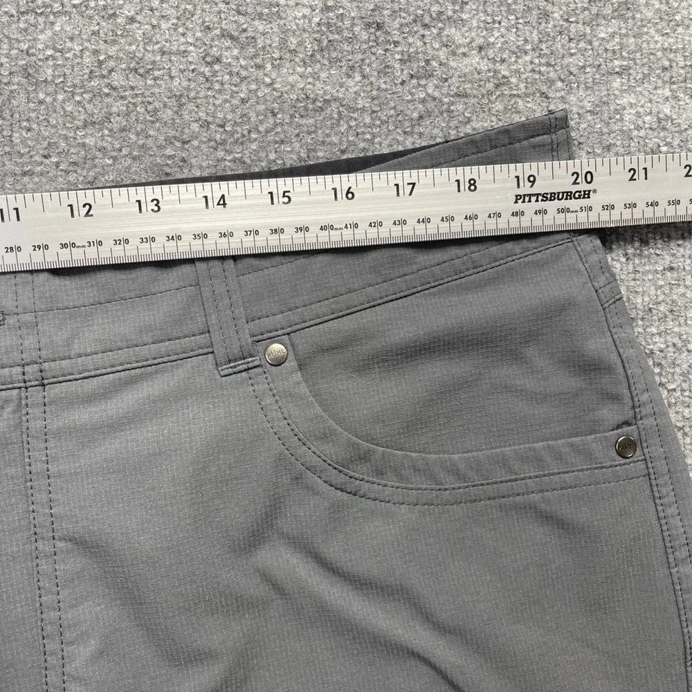 Kuhl Silencr Kargo Shorts Mens 40 Gray Reflex Softshell Hiking Outdoor 10 Inseam